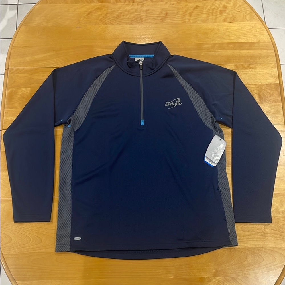 Men’s Alo Yoga Blue Long Sleeve Pullover Size Large
